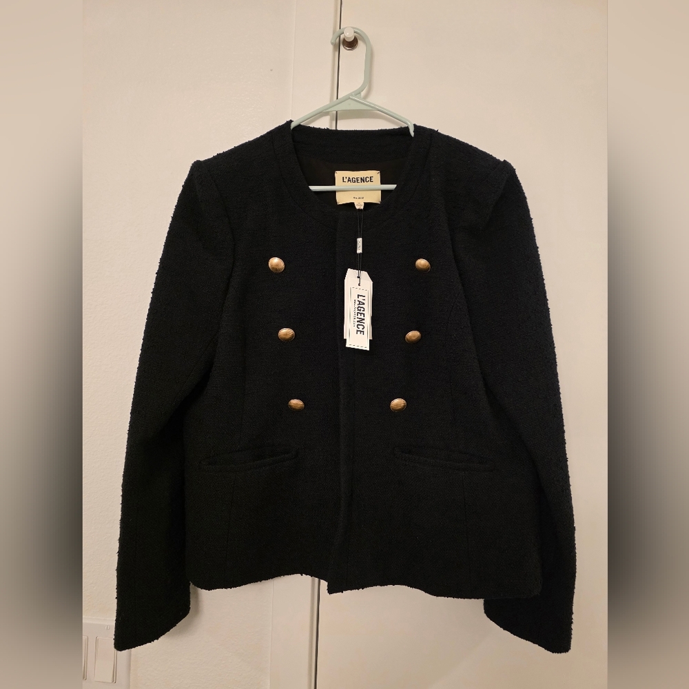 L'Agence Tweed Blazer
